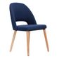 Semifreddo Chair, Fabric: Vinyl or Suede, 150kg