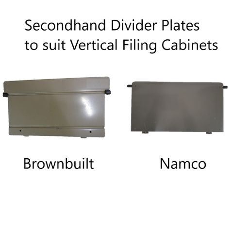 Secondhand Divider Plate For Vertical Filing Cabinet