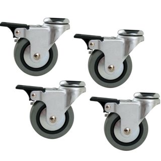 Castor Set of 4 Locking  suits DM37/DM19 75mm dia