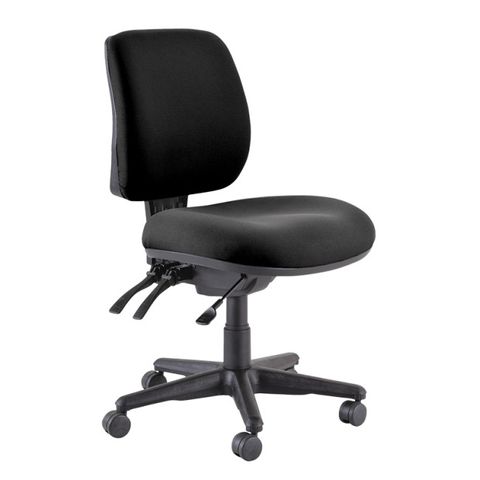 Roma Medium Back Office Chair - No Arms - Fully Ergo - 140 kg