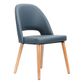 Semifreddo Chair, Fabric: Vinyl or Suede, 150kg