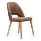 Semifreddo Chair, Fabric: Vinyl or Suede, 150kg