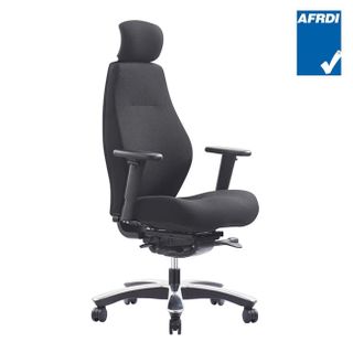 Impact High Back Executive w/Headrest 200kg Fabric 24/7