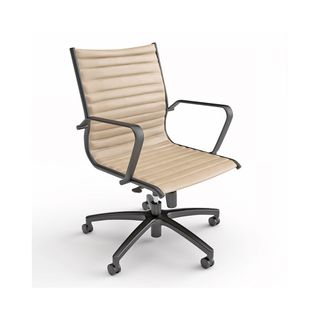 Metro MB Meeting Chair with Arms 140 kg  Blk/PU