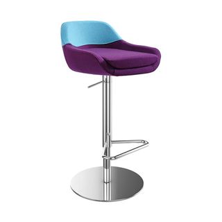 Flow Bar Stool Black Vinyl 120kg F1