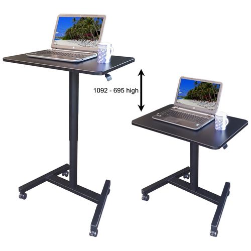Liftoff Height adjustable desk/lectern Black Assembled