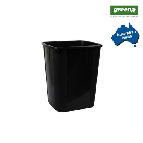 greenR 32 Litre Tidy Bin - Recycled Black
