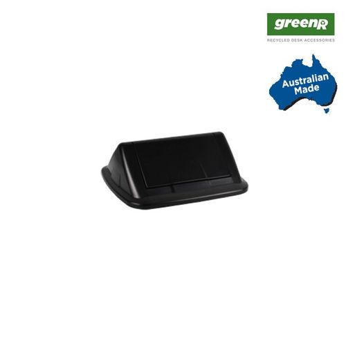 greenR 32 Litre Swing Top Lid - Recycled Black