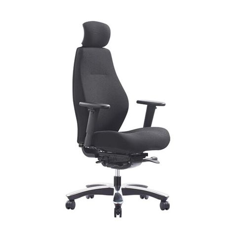 Impact High Back Executive w/Headrest 200kg Leather