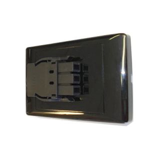 Wall Starter Plate Single Black