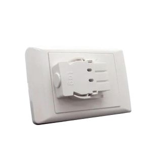 Wall Starter Plate Single White