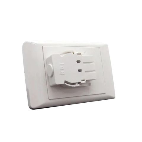 Wall Starter Plate Single White