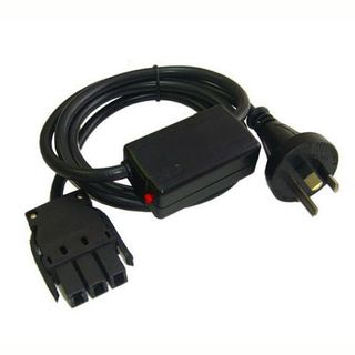 Starter Lead 1500mm Overload close to Plug10amp3pin Blk