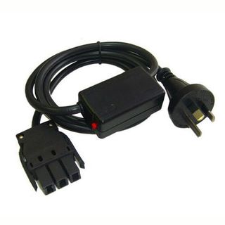 Starter Lead 1500mm Overload close to Plug 10amp 3pin Black