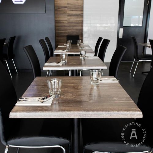 Astoria Table Black - Gentas Top 800x800mm