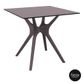 Ibiza Table 800x800 UV stable, Weather proof