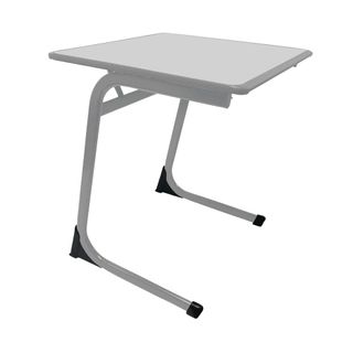 C-Leg Desk 600x600mm H650mm Perf Edge