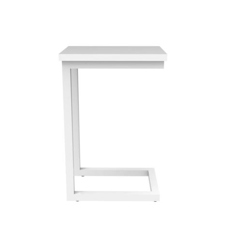 Eternity Side Table White Frame & White Top, Boxed