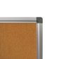 Pinboard: Cork  Aluminium frame with pins