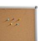 Corkboards - wallmounted - Aluminium frame with pins