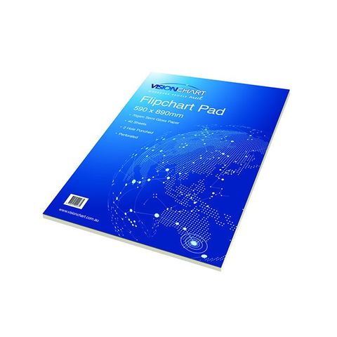 Flipchart Pad  Box of 2 Rolled Pads 70gms