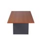 Board Room Table 2400x1200mm Ironstone/Cherry