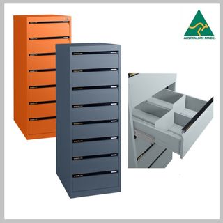 Duplex Card 7 Dr Cabinet for Cards 8"x5" H1325mm