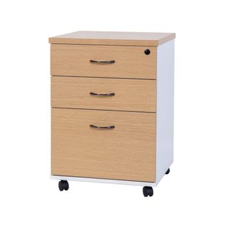 Logan Mobile Pedestal 2 Small + 1Filing Drawer Dual Colour