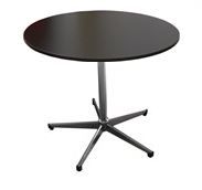 Table Round 1000mm Diam, Black Zurich, L1