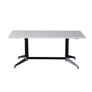 Typhoon Boardroom Table L1800 x W900mm White/Blk fr
