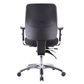 Roma Exec High Back Chair 24/7 Arms 160Kg Jett Black