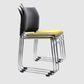 Maxim Visitor Chair Sled Upholstered PU Black 150kg