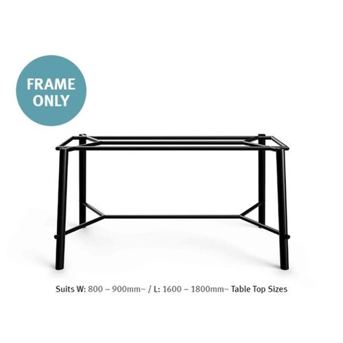 IDEO Meeting Table Frame rectangle M Steel Legs