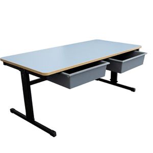 Studiwell Height Adjustable Desk 1200 x 600 c/w 2 totes