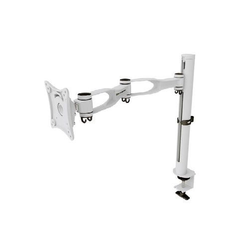 Elevate Single Monitor Arm,  White