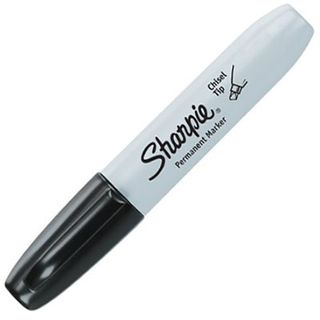 Sharpie Permanent Marker Chisel Tip Black per marker