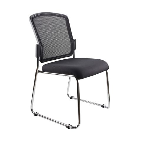 Spencer Visitor Chair Sled Base No Arms Stackable 110kg