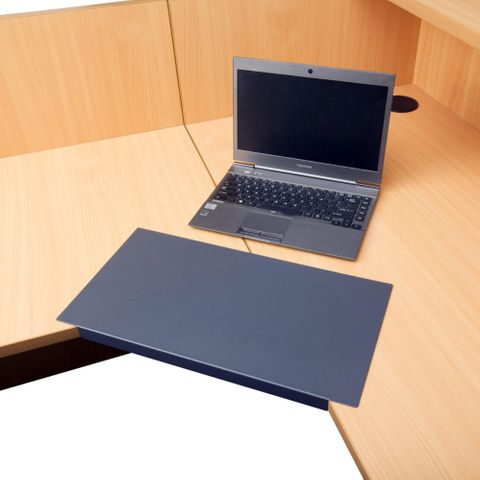 Corner Desk Lozenges - Steel