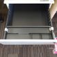 Mobile Pedestal 2S+1F H600xW390xD500mm Black Satin