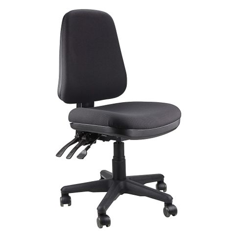 Middy Chair No Arms 3L fully ergonomic Black 110kg