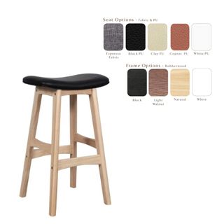 Gangnam Stool Counter Height Padded Seat 140kg