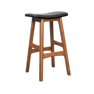 Gangnam Timber Fr Stool with PU seat 140kg