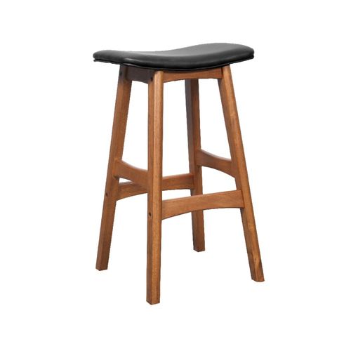 Gangnam Timber Fr Stool with PU seat 140kg