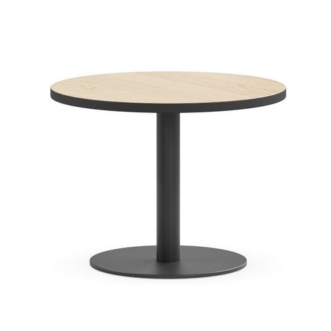 Coffee Table Round 600mm Diam Verse Disc Base PC L2