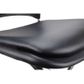 Eve Visitor Chair No Arm Chrome Sled,  Black PU Vinyl 110kg