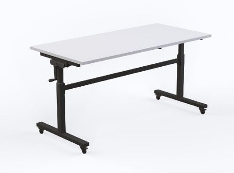 Axis Height Adj. Flip Table 1800 x 900mm Blk/W