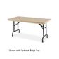 Fenlite Rectangular Trestle Table L1830xD760xH740mm Grey
