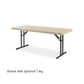 Fenlite Rectangular Trestle Table L1830xD760xH740mm Grey