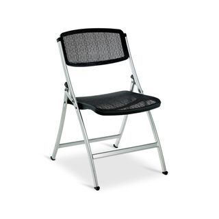 Mitylite Mesh One Folding Chair Black/Silver 453kg MOQ20