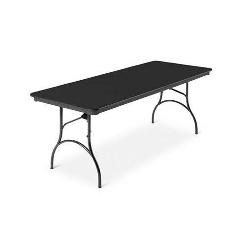 Mitylite Trestle Folding Table 1830 x 760mm Grey/black